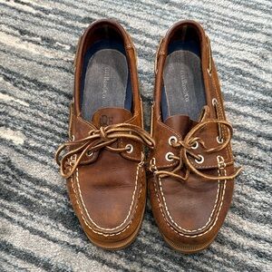 G.H. Bass & Co. Women’s Tan Leather Boat Shoes